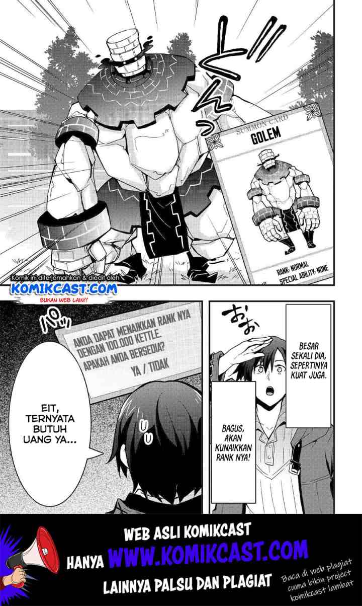 I will Live Freely in Another World with Equipment Manufacturing Cheat chapter 7.1 halaman 10