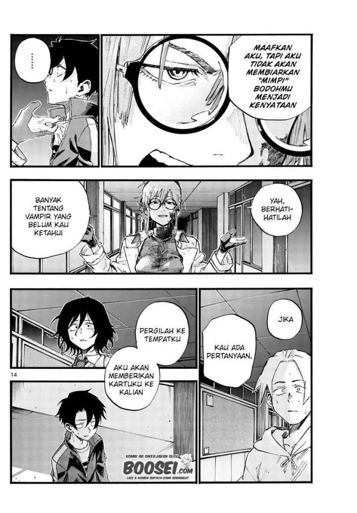 Yofukashi no Uta chapter 39 halaman 15