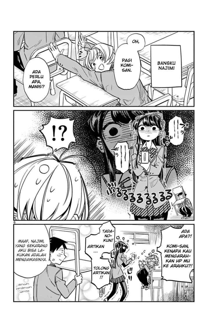 Komi-san wa Komyushou Desu chapter 16 halaman 7