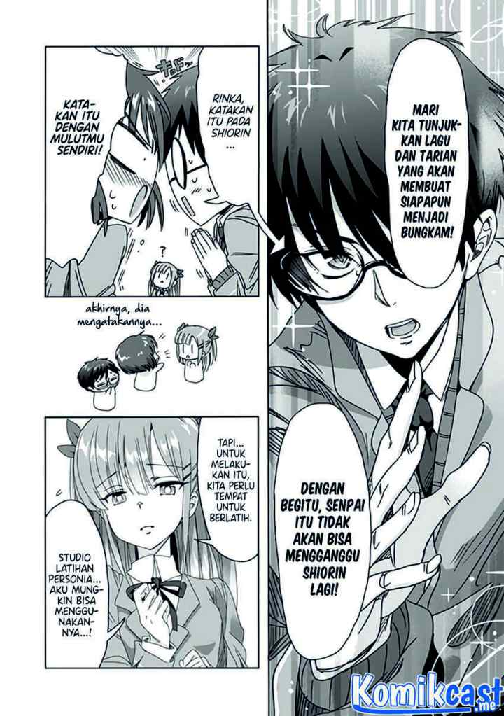 Class de Inkya no Ore ga Jitsu wa Daininki Band no Vocal na Ken chapter 13 halaman 14