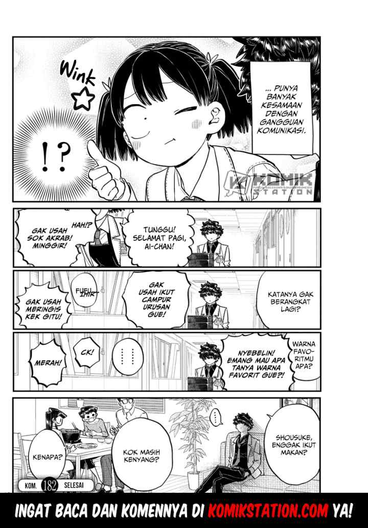 Komi-san wa Komyushou Desu chapter 182 halaman 19