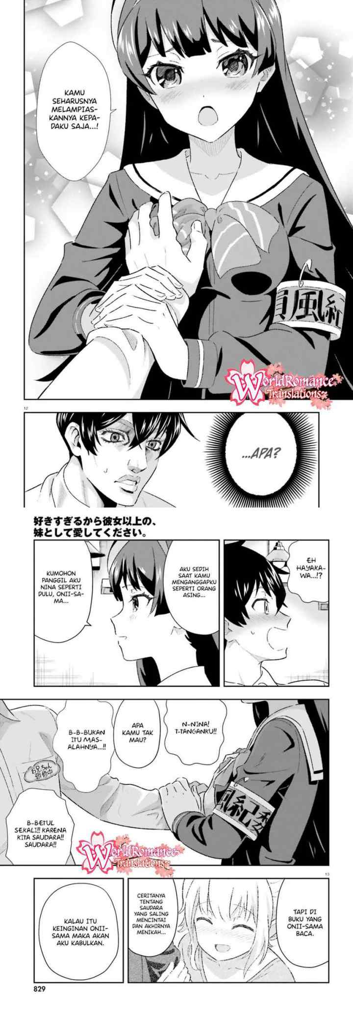 Suki Sugiru Kara Kanojo Ijou no, Imouto Toshite Aishite Kudasai chapter 3.2 halaman 7