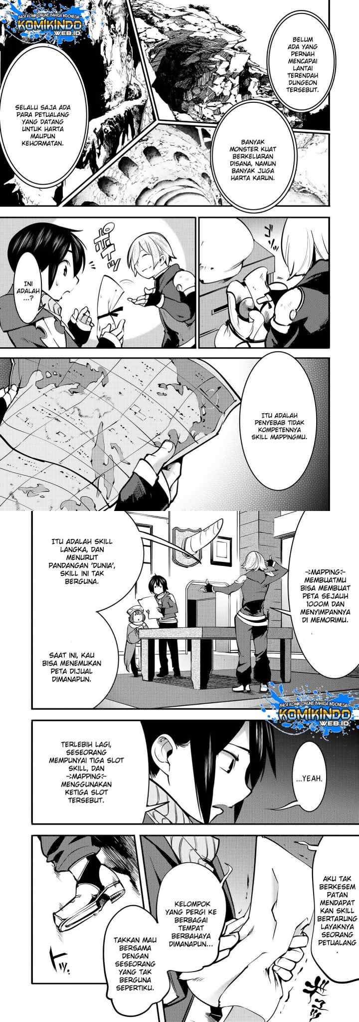 Hazure Skill [Mapping] wo Te ni Shita Shonen ha Saikyou Party to Dungeon ni Idomu chapter 2 halaman 8