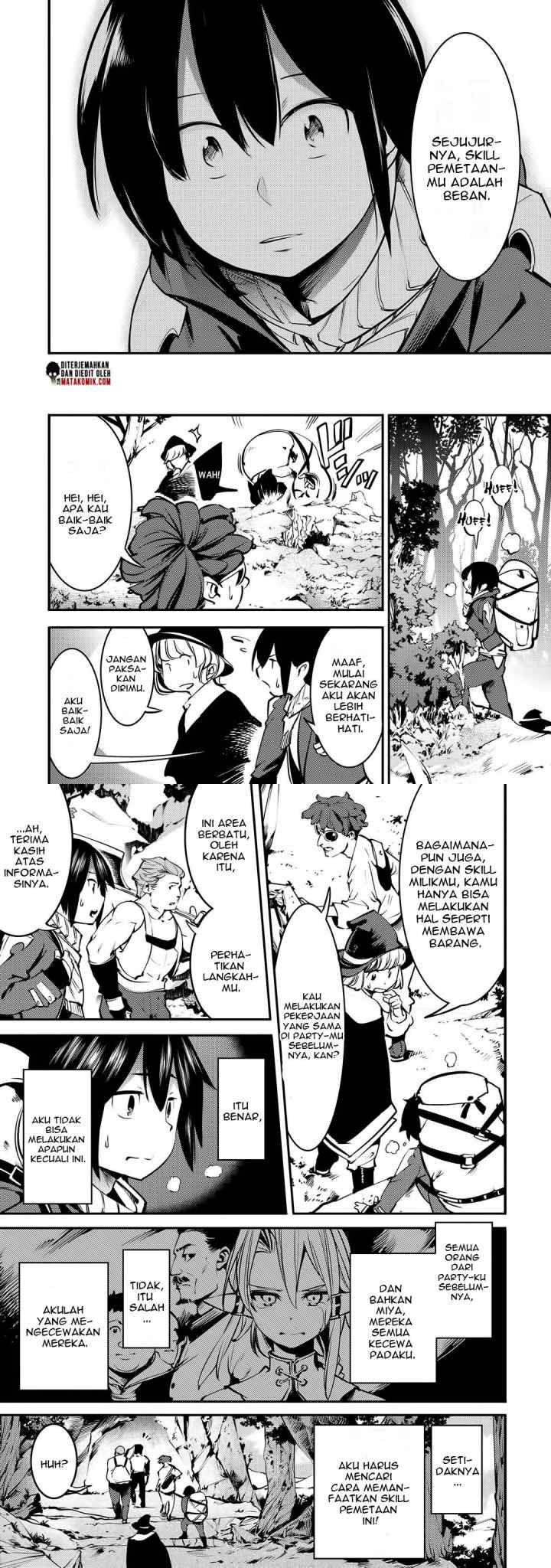 Hazure Skill [Mapping] wo Te ni Shita Shonen ha Saikyou Party to Dungeon ni Idomu chapter 1 halaman 12
