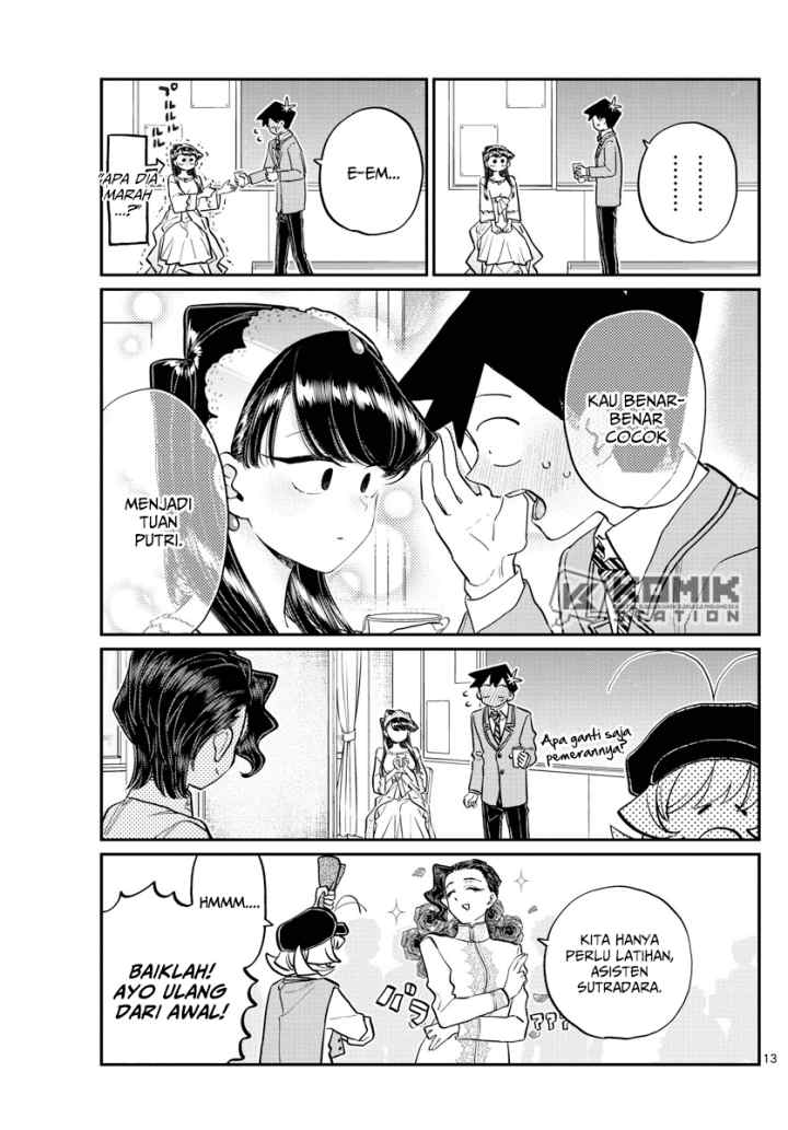 Komi-san wa Komyushou Desu chapter 221 halaman 14