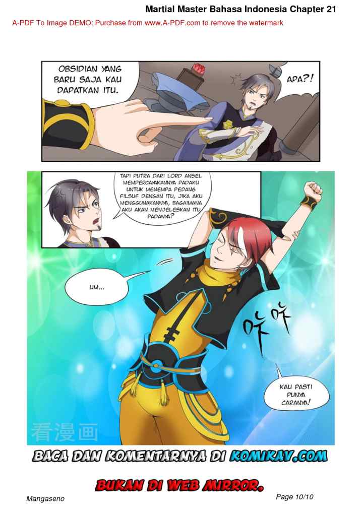 Martial Master chapter 21 halaman 10