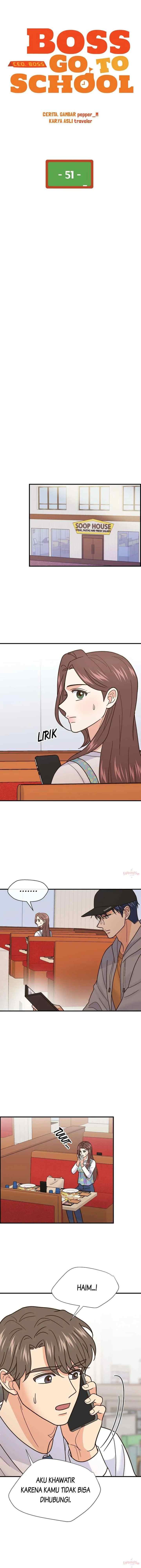 The Boss Go to School chapter 51 halaman 4