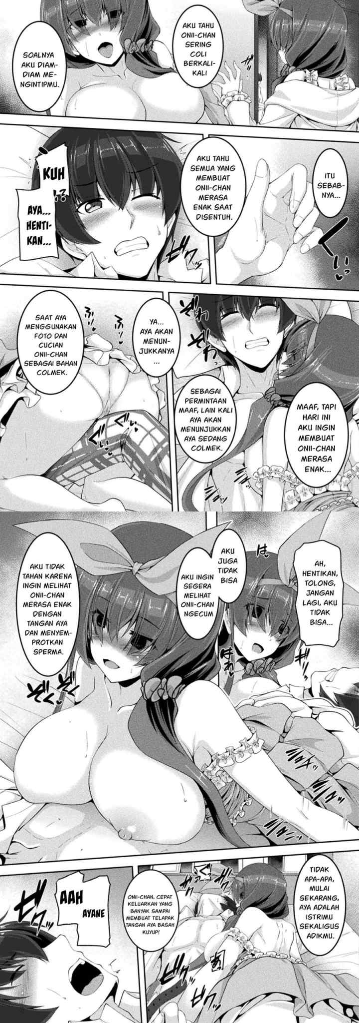 Yandere Imouto ni Aisaresugite Kozukuri Kankin Seikatsu chapter 5 halaman 6