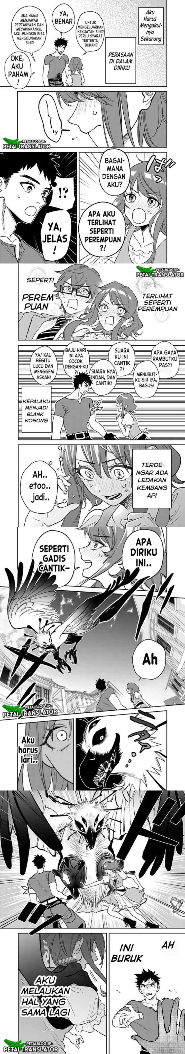 Danshi Koukousei wa Isekai de JK ni Natta chapter 1 halaman 14
