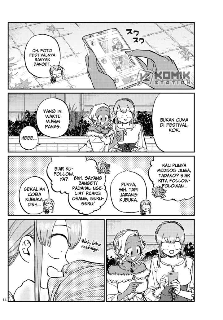 Komi-san wa Komyushou Desu chapter 233 halaman 15