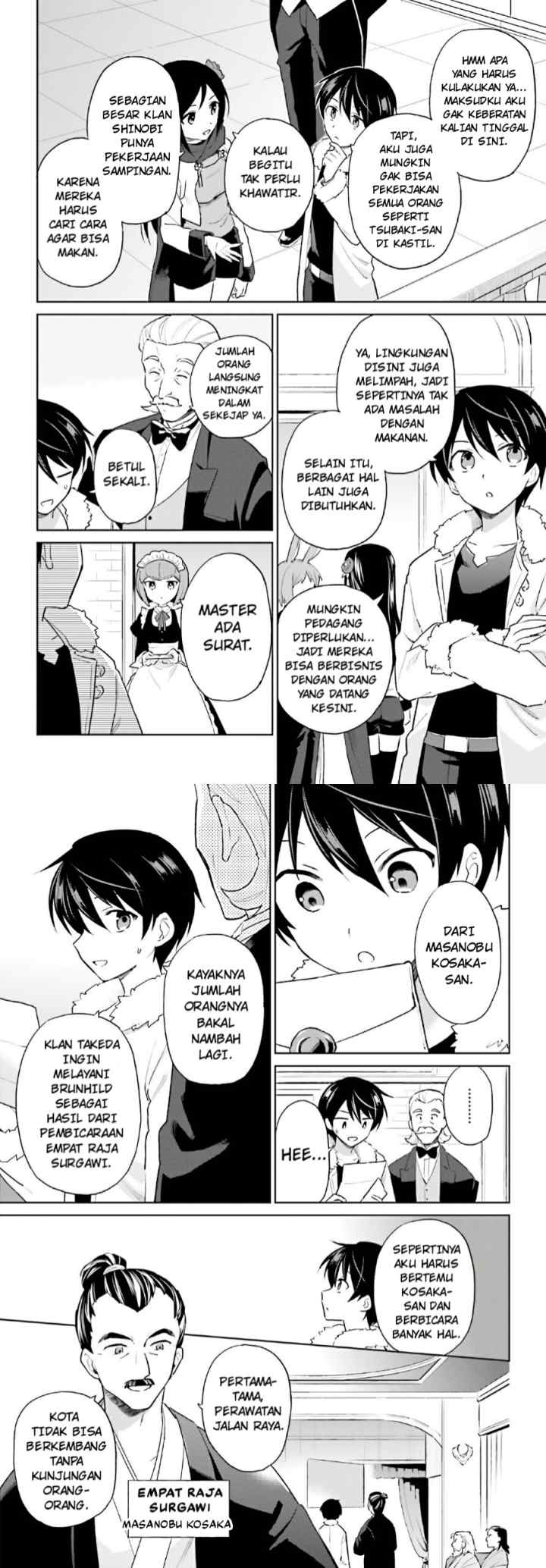Isekai wa Smartphone to Tomo ni chapter 50 halaman 4