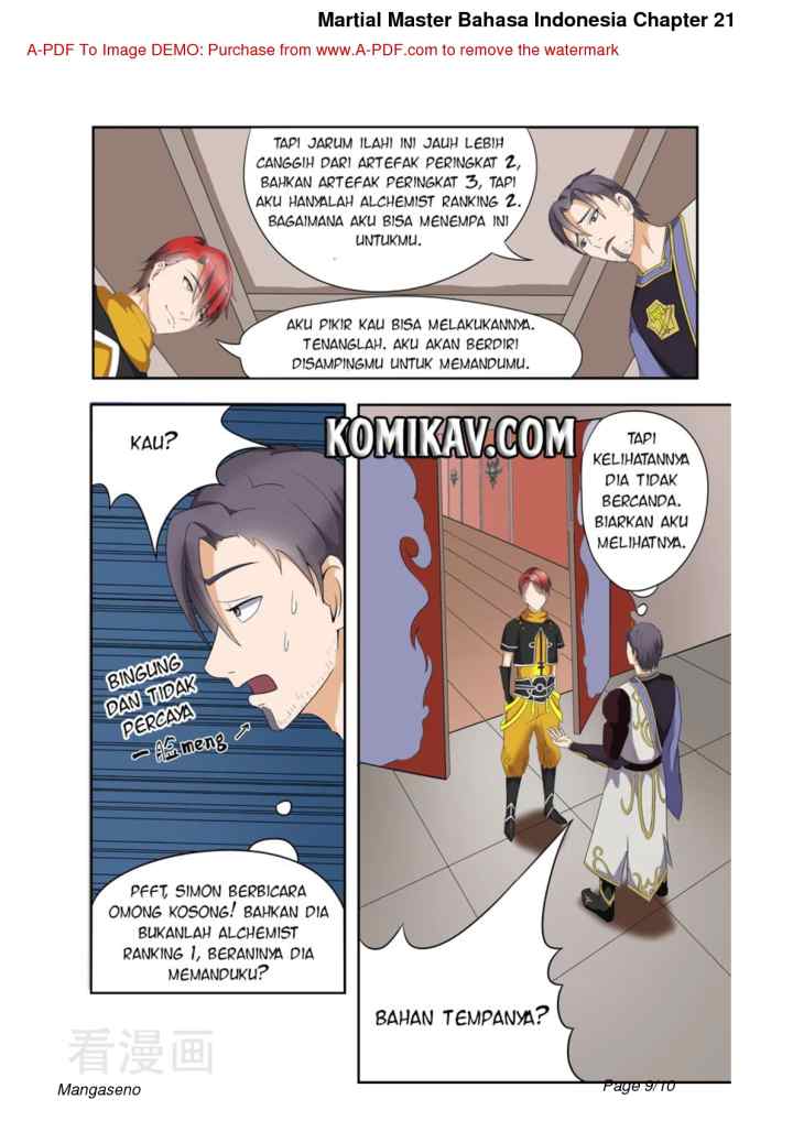 Martial Master chapter 21 halaman 9