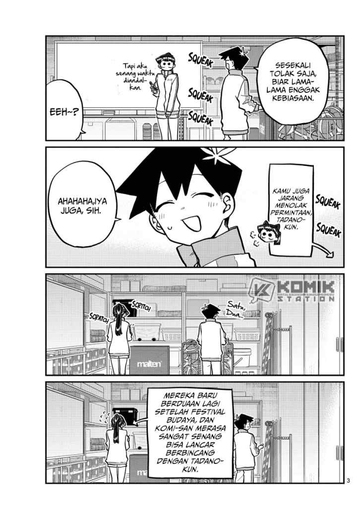 Komi-san wa Komyushou Desu chapter 246.1 halaman 4