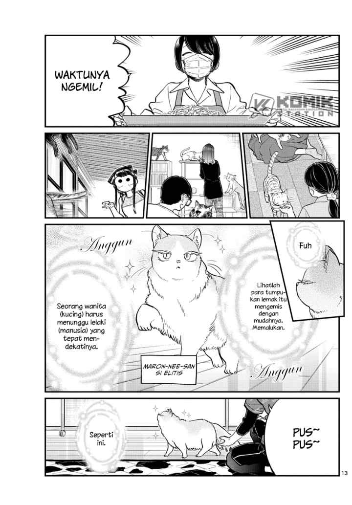 Komi-san wa Komyushou Desu chapter 214 halaman 14