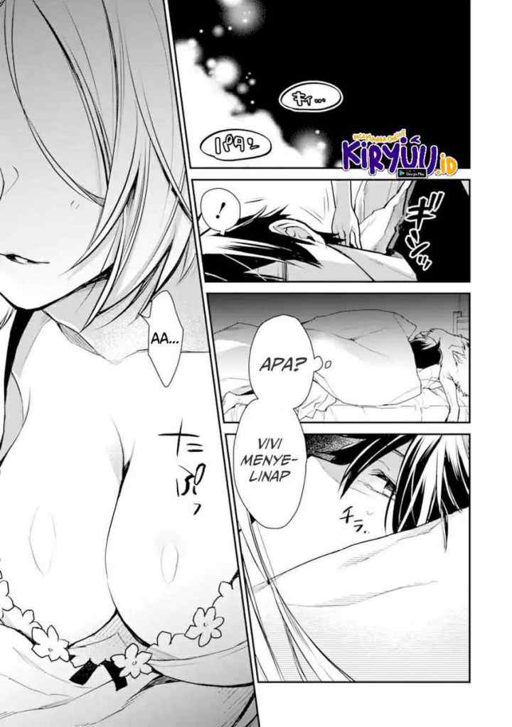 Saikyou no Madoshi. Hisa ni Ya wo Ukete Shimatta no de Inaka no Eihei ni Naru chapter 27.3 halaman 7