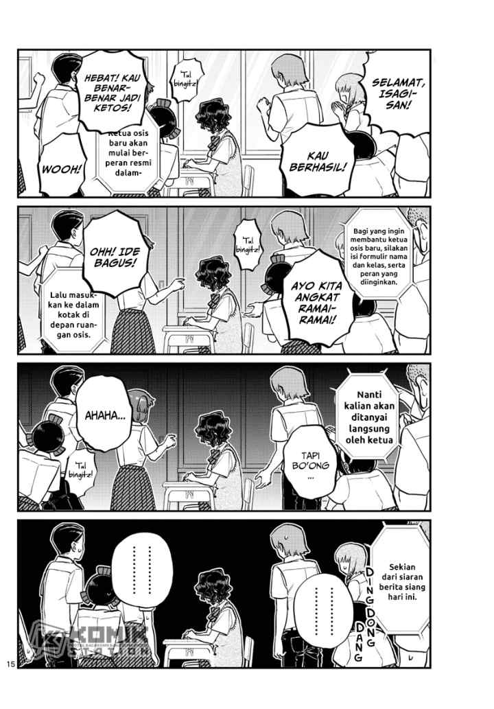 Komi-san wa Komyushou Desu chapter 203 halaman 16