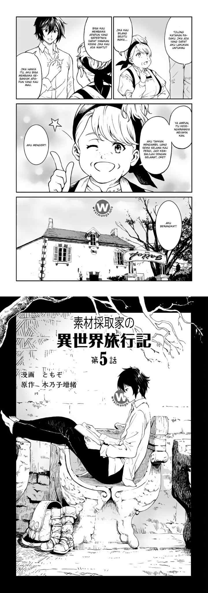 Souzai Saishuka no Isekai Ryokouki chapter 5 halaman 5