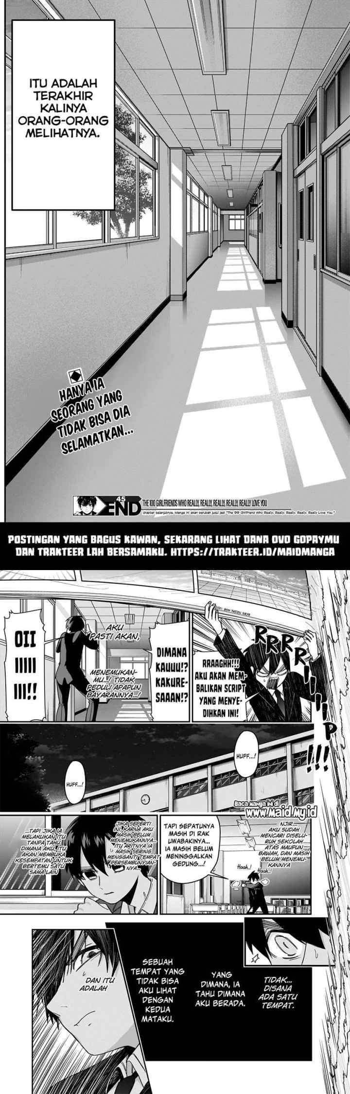 Kimi no Koto ga Dai Dai Dai Dai Daisuki na 100-ri no Kanojo chapter 45 halaman 8