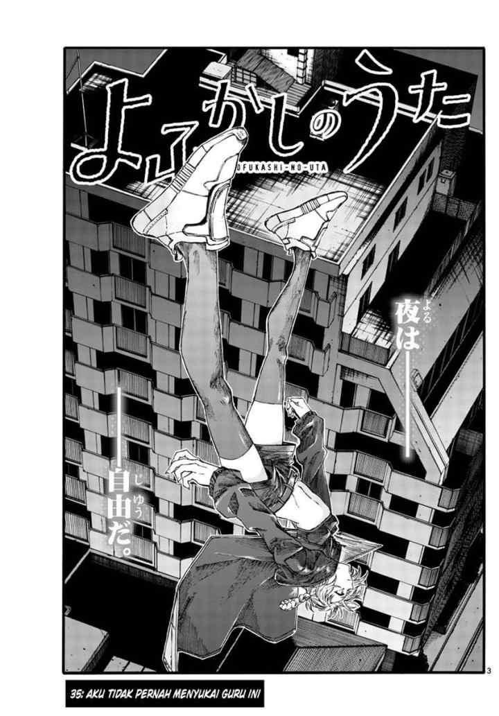 Yofukashi no Uta chapter 35 halaman 4