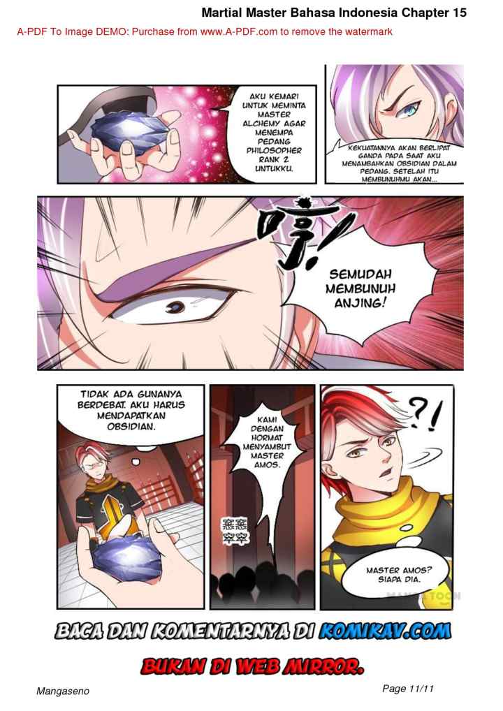 Martial Master chapter 15 halaman 11