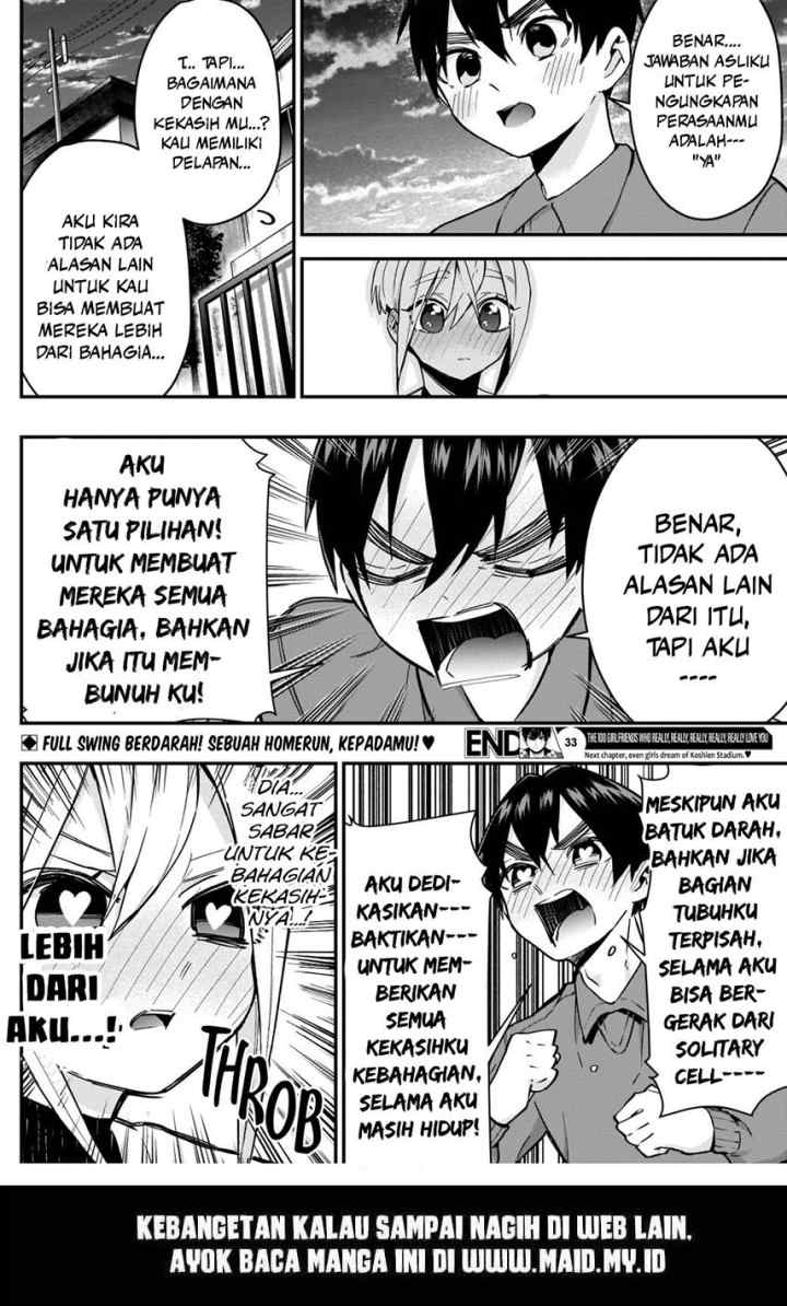 Kimi no Koto ga Dai Dai Dai Dai Daisuki na 100-ri no Kanojo chapter 33 halaman 20