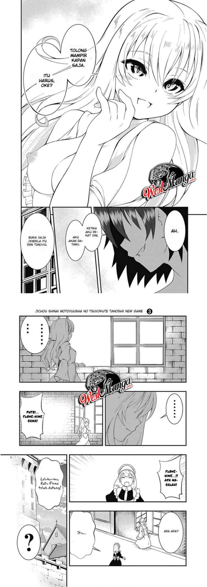 Jichou shinai Motoyuusha no Tsuyokute Tanoshii New Game chapter 34 halaman 4