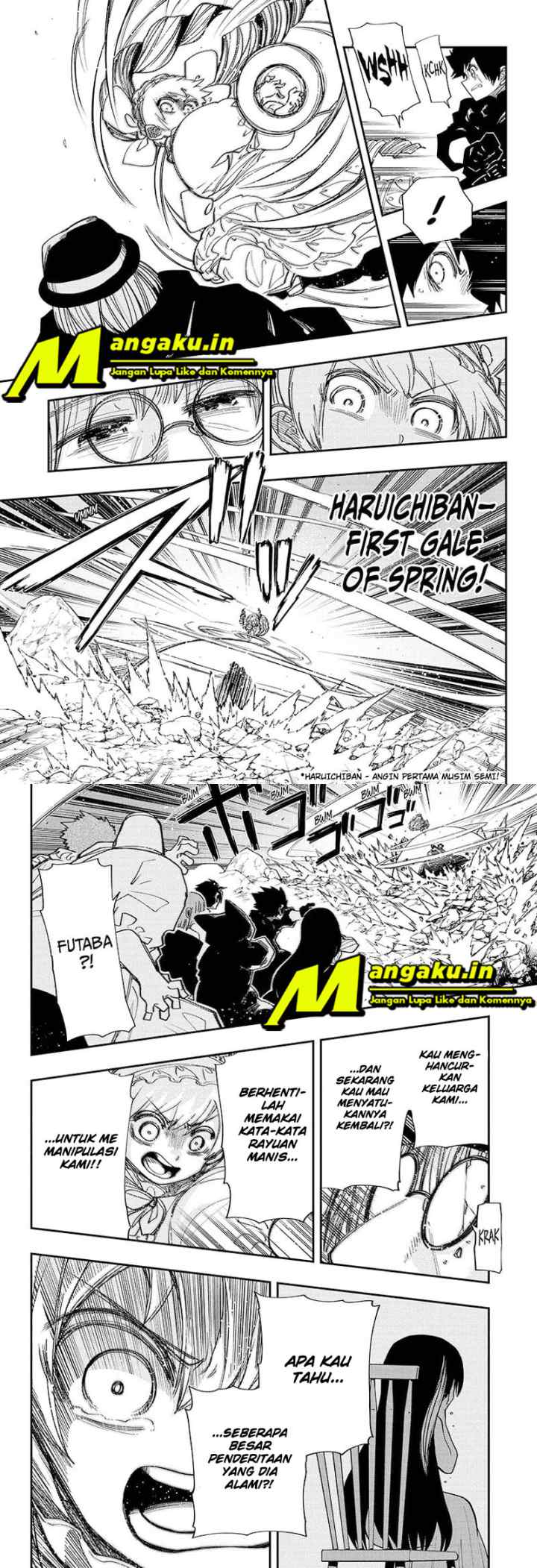 Mission: Yozakura Family chapter 128 halaman 8