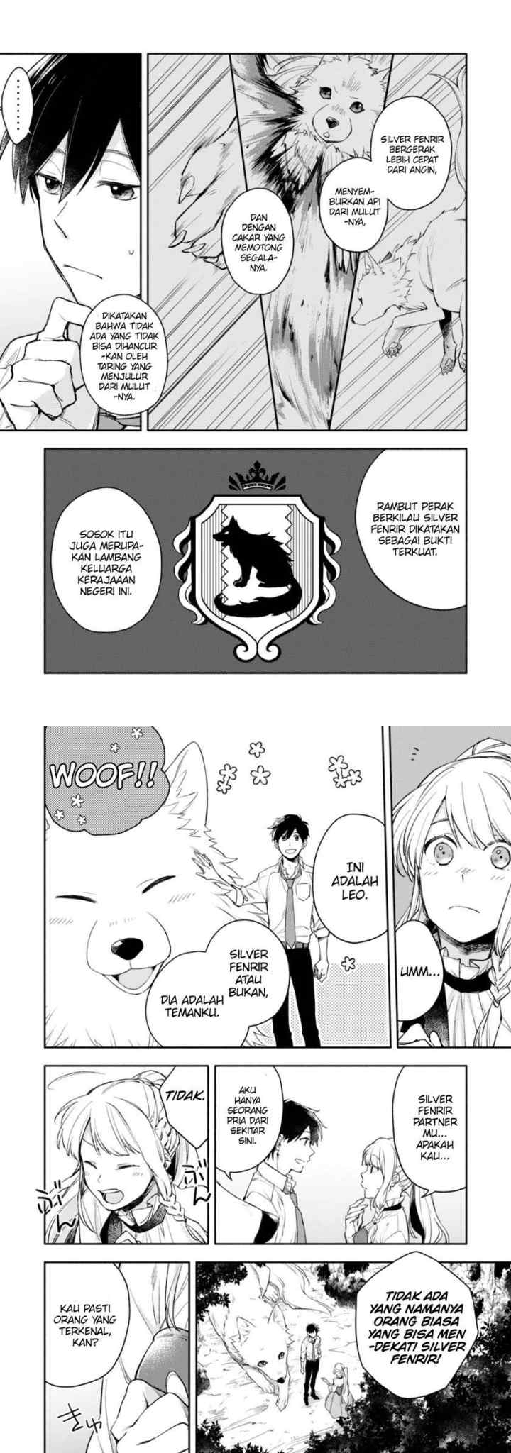 Isekai Tensei Shitara Aiken ga Saikyou ni Narimashita: Silver Fenrir to Ore ga Isekai Kurashi wo Hajimetara chapter 1 halaman 16