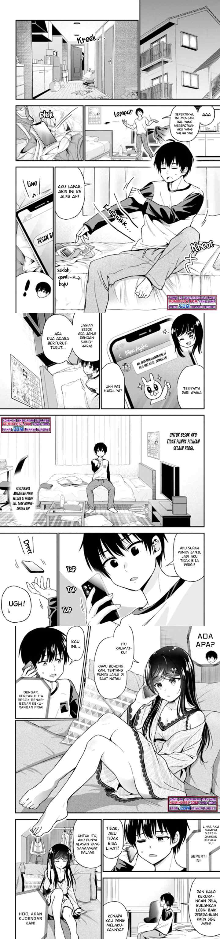 Kanojo ni Uwaki Sareteita Ore ga Koakuma na Kouhai ni Natsukarete Imasu chapter 1.2 halaman 8