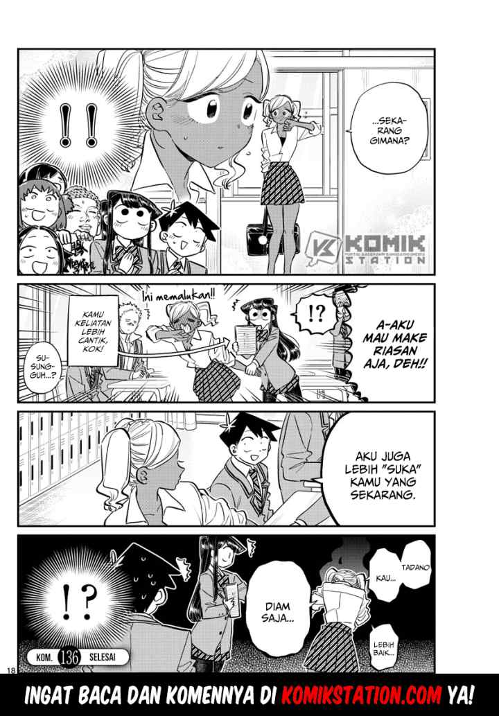 Komi-san wa Komyushou Desu chapter 136 halaman 8
