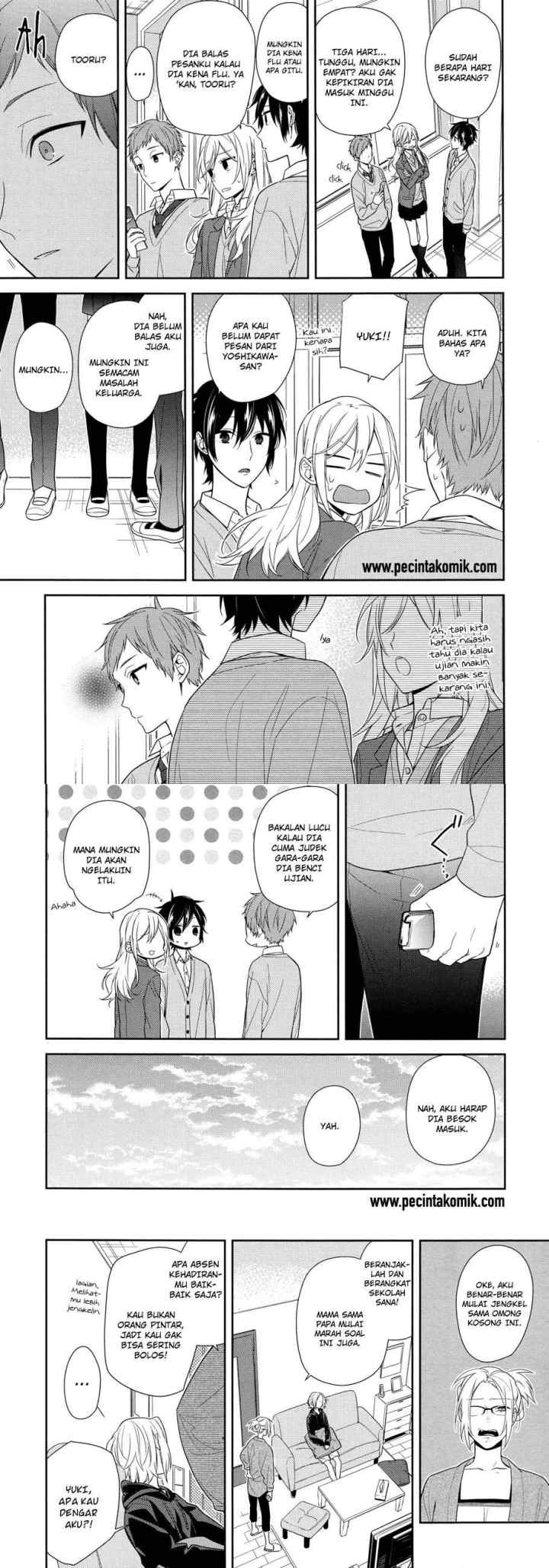 Horimiya chapter 58 halaman 10