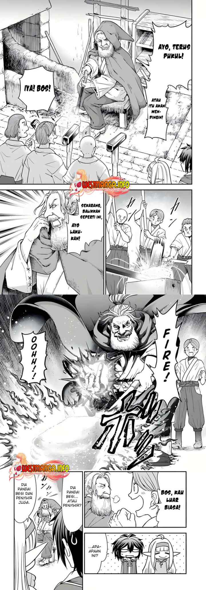 Tenohira Kaitaku Mura de Isekai Kenkokuki: Fueteku Yome-tachi to Nonbiri Mujintou Life chapter 35 halaman 4
