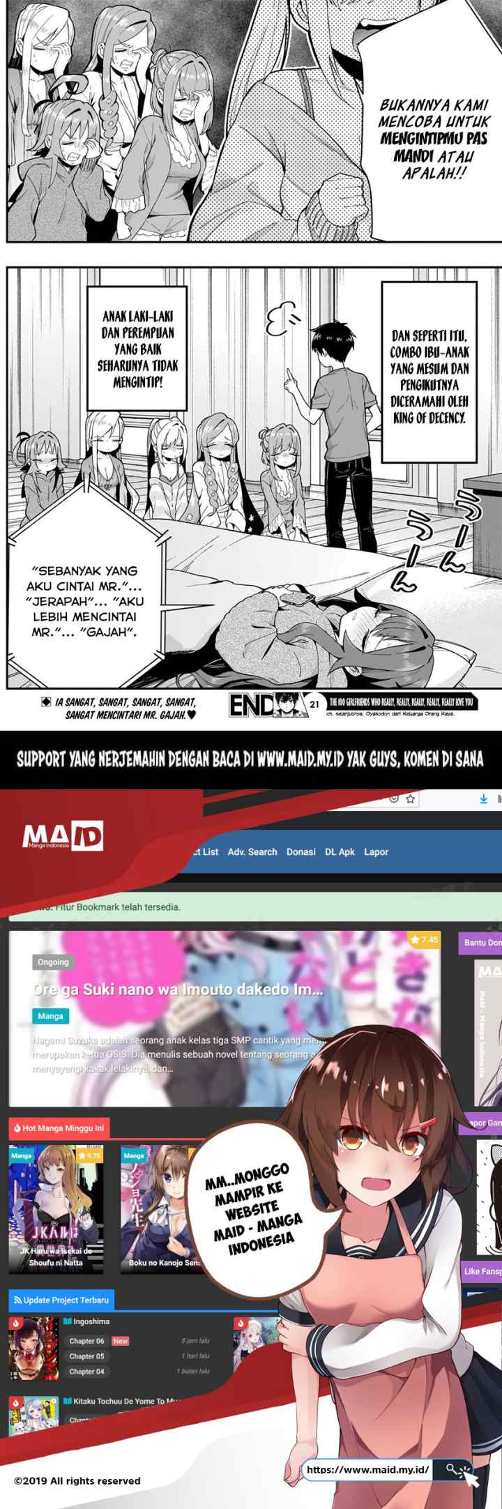 Kimi no Koto ga Dai Dai Dai Dai Daisuki na 100-ri no Kanojo chapter 21 halaman 12