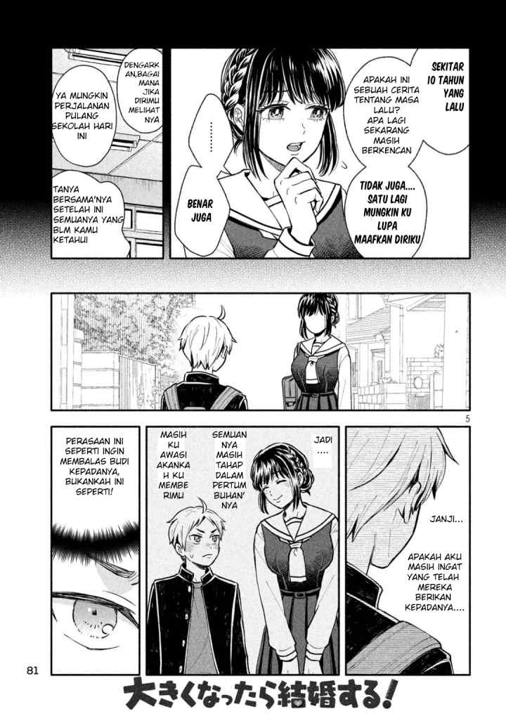 Ookiku nattara kekkon suru! chapter 5 halaman 6