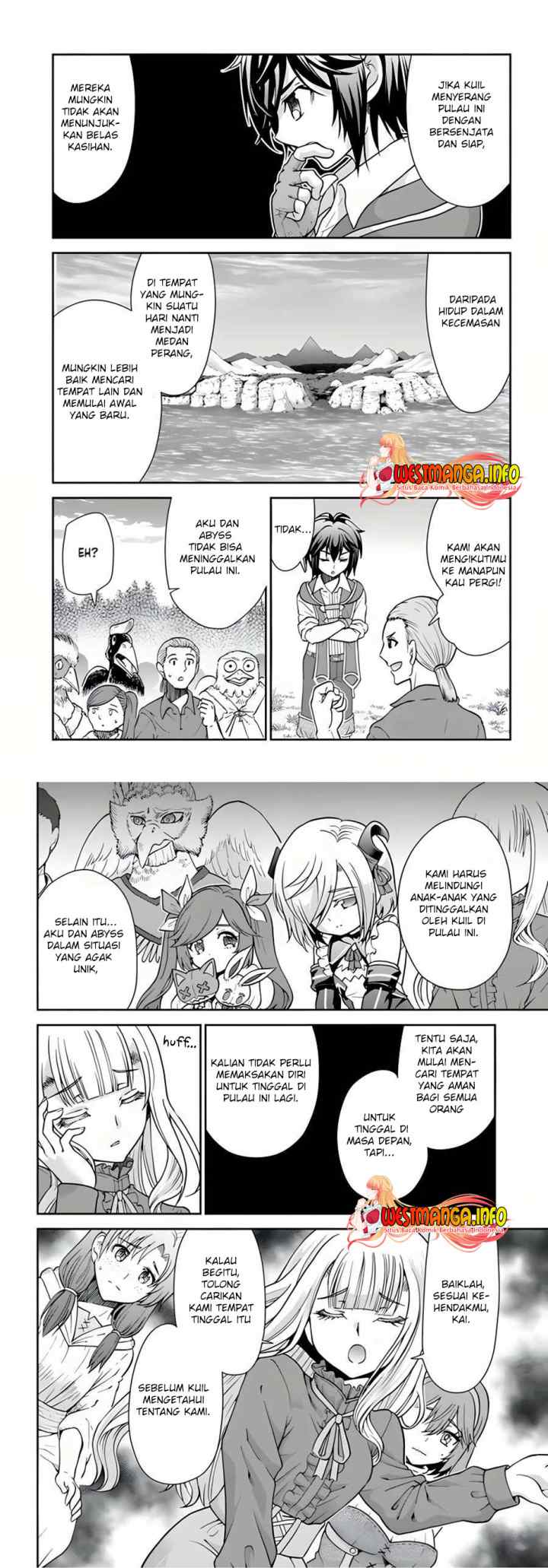 Tenohira Kaitaku Mura de Isekai Kenkokuki: Fueteku Yome-tachi to Nonbiri Mujintou Life chapter 35 halaman 7