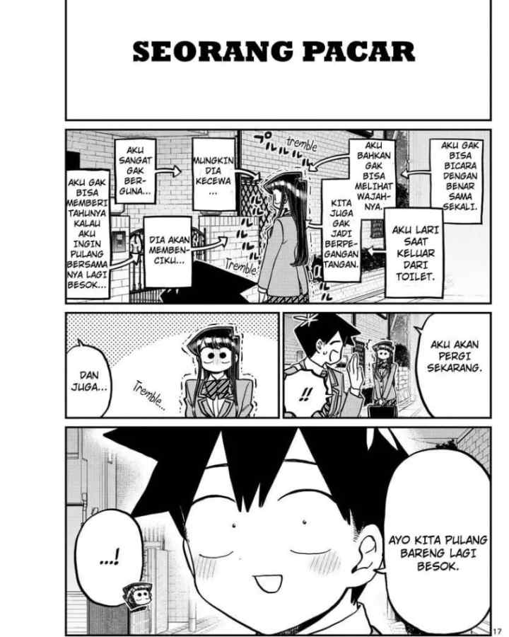 Komi-san wa Komyushou Desu chapter 314 halaman 17