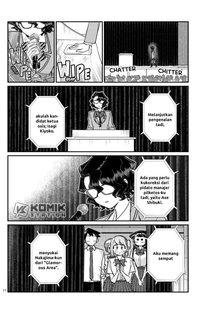 Komi-san wa Komyushou Desu chapter 203 halaman 12