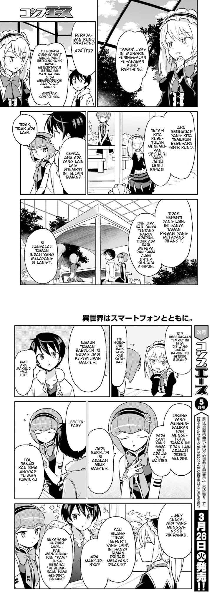 Isekai wa Smartphone to Tomo ni chapter 30 halaman 6