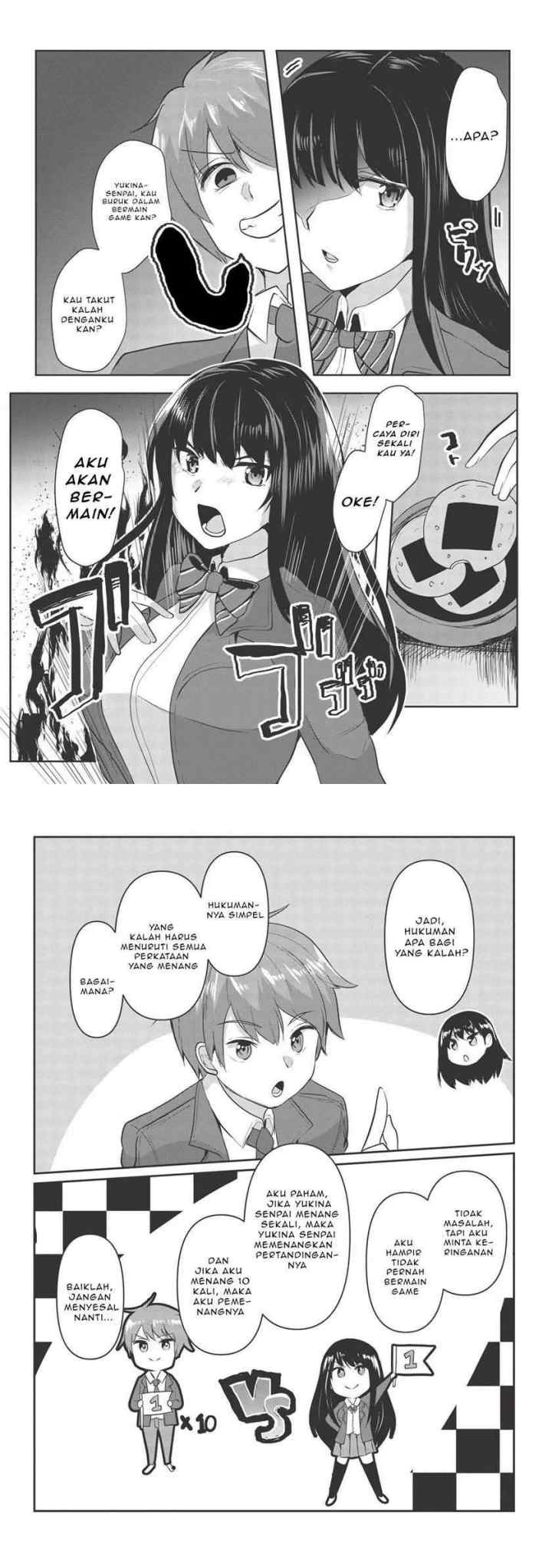 Dokuzetsu Shoujo wa Amanojaku chapter 2 halaman 4