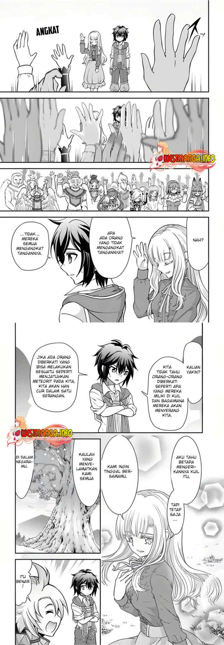 Tenohira Kaitaku Mura de Isekai Kenkokuki: Fueteku Yome-tachi to Nonbiri Mujintou Life chapter 35 halaman 9