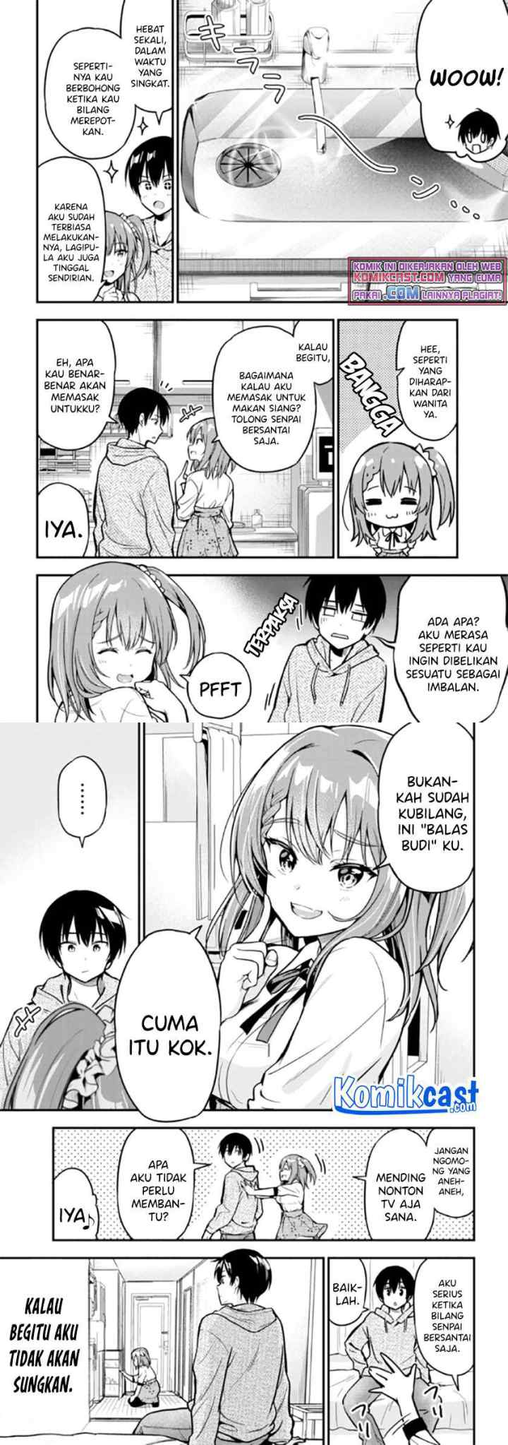 Kanojo ni Uwaki Sareteita Ore ga Koakuma na Kouhai ni Natsukarete Imasu chapter 3 halaman 8
