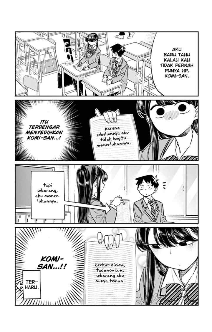 Komi-san wa Komyushou Desu chapter 16 halaman 4