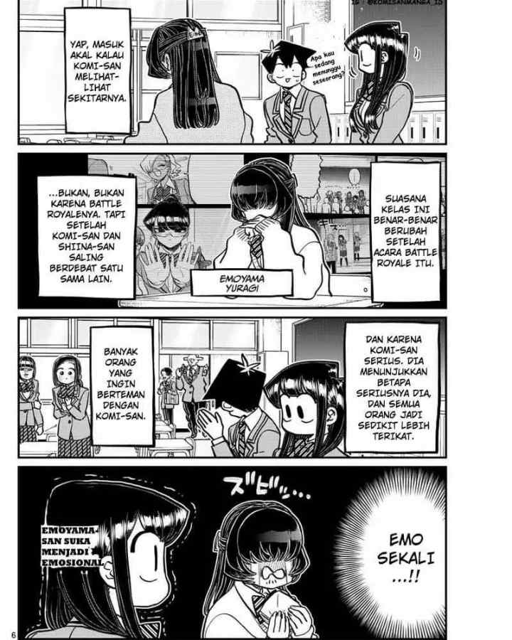 Komi-san wa Komyushou Desu chapter 341 halaman 6