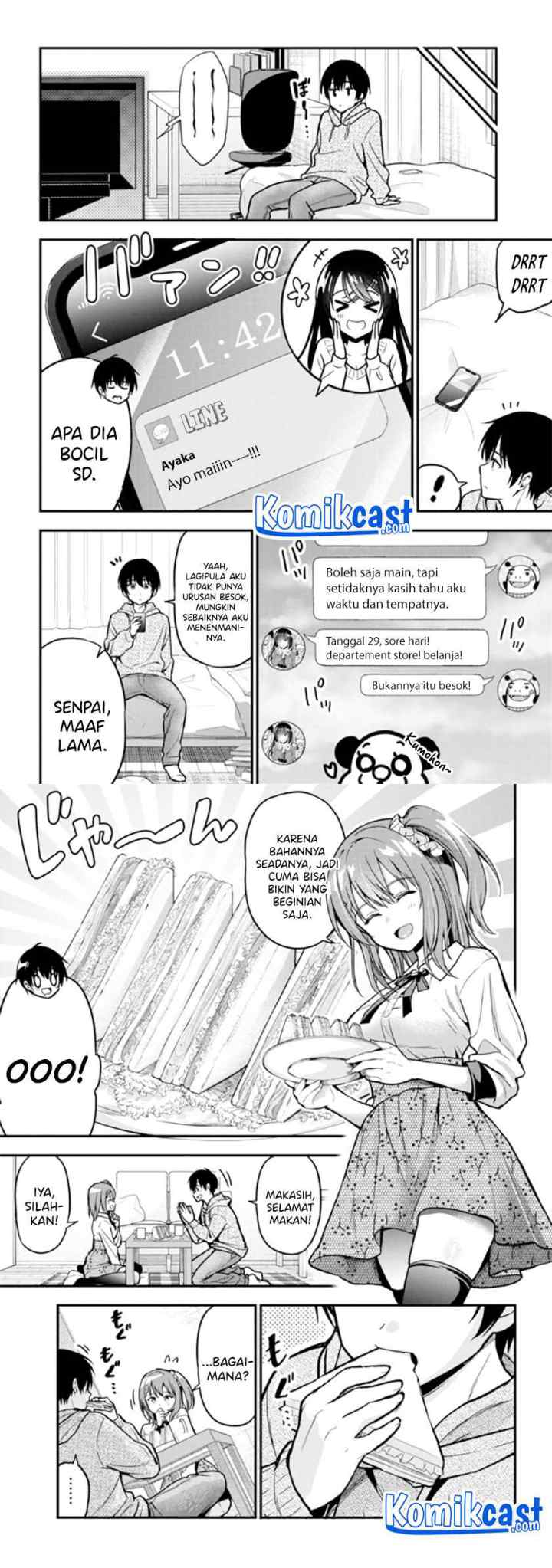 Kanojo ni Uwaki Sareteita Ore ga Koakuma na Kouhai ni Natsukarete Imasu chapter 3 halaman 9