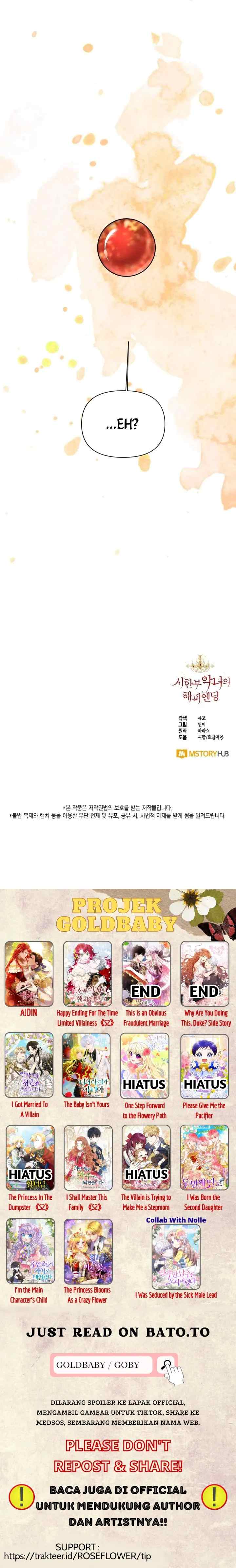 Happy Ending for the Time-Limited Villainess chapter 101 halaman 20