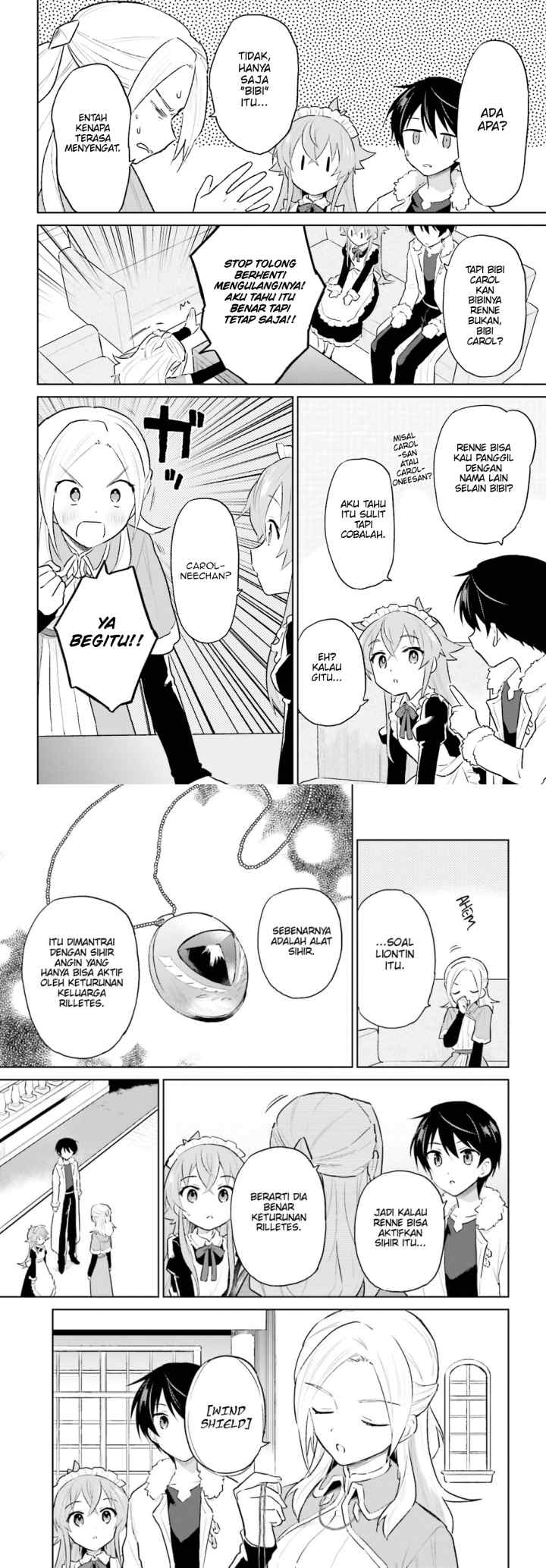 Isekai wa Smartphone to Tomo ni chapter 45 halaman 4