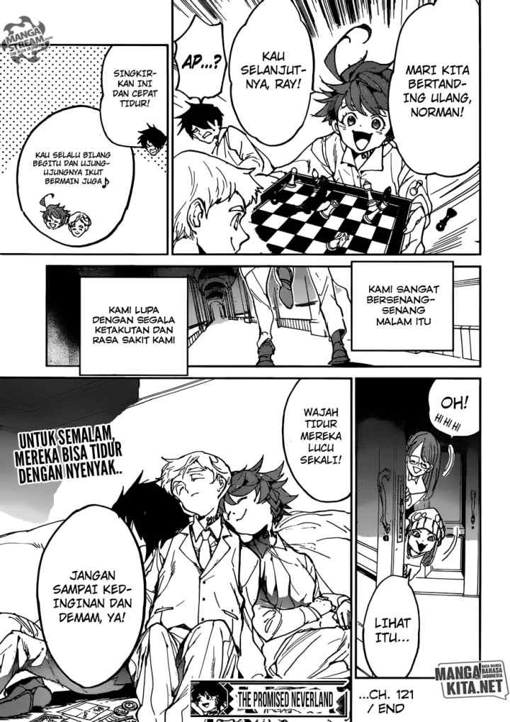 Yakusoku no Neverland chapter 121 halaman 20