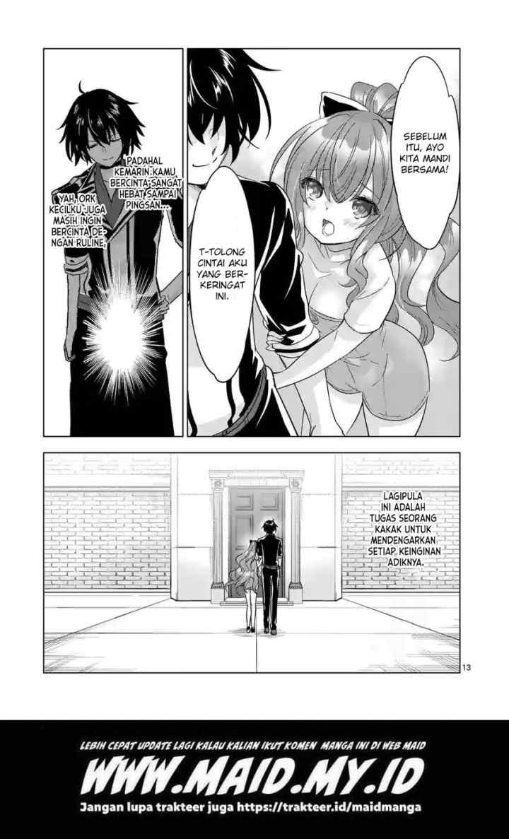 Shijou Saikyou Orc-san no Tanoshii Tanetsuke Harem Zukuri chapter 89 halaman 15