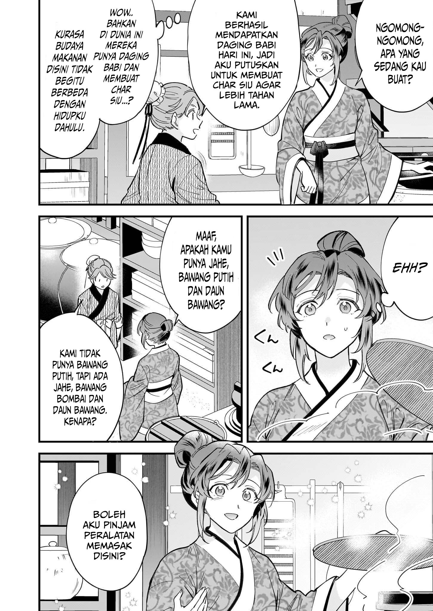 Halaman 7 dari The Reincarnated Chef’s Colorful Culinary Notes: Welcome to the Otherworldly Delicatessen Chapter 1.2