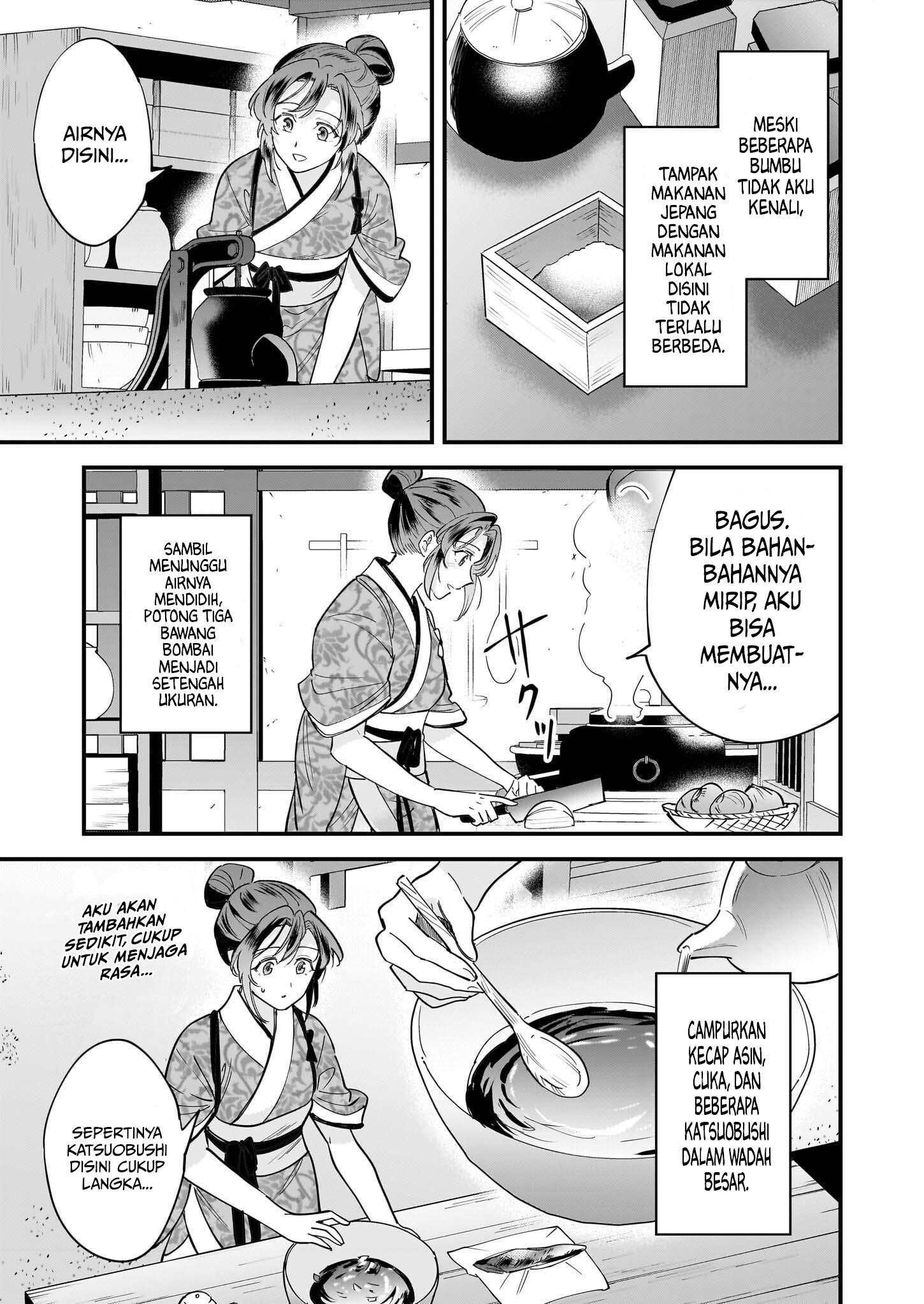 Halaman 10 dari The Reincarnated Chef’s Colorful Culinary Notes: Welcome to the Otherworldly Delicatessen Chapter 1.2